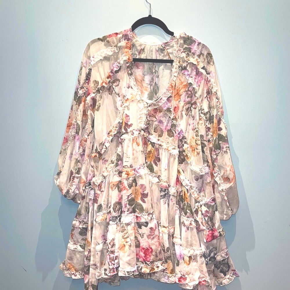 Zimmerman style chiffon dress XL NEW